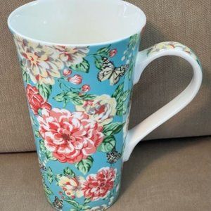 Ceramic Kent Pottery Floral Coffee Mug